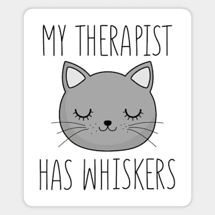 My Therapist Has Whiskers Magnet